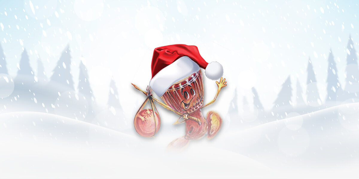 10 Jahre Jubiläum Winter Trommelinho Newsletter Header